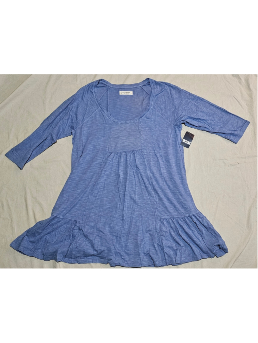 Women's Lucky Brand Blue Tunic Top Size XL